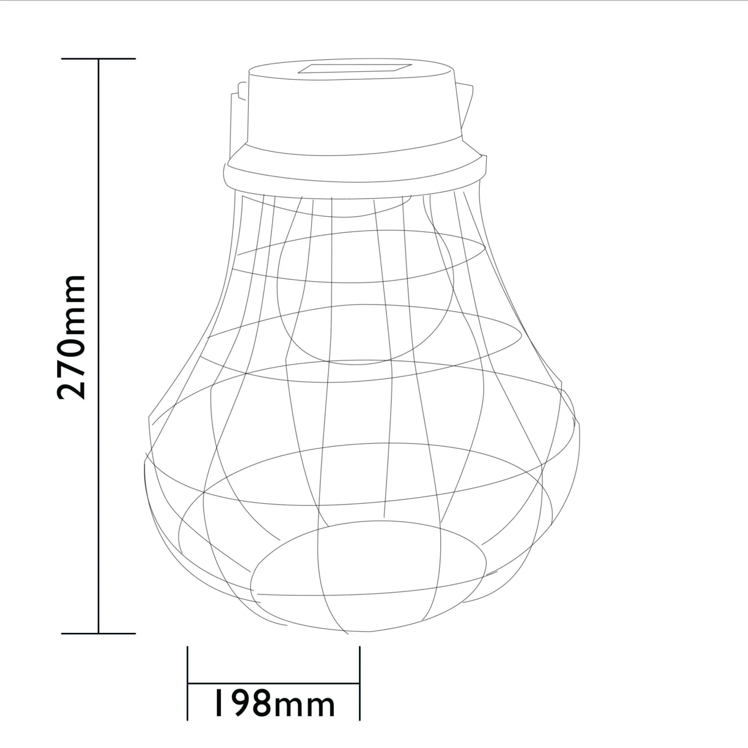 Luxform Solar Industriele Lantaarn Manchester 4 Luxform Solar Industriele Lantaarn Manchester - Afbeelding 2