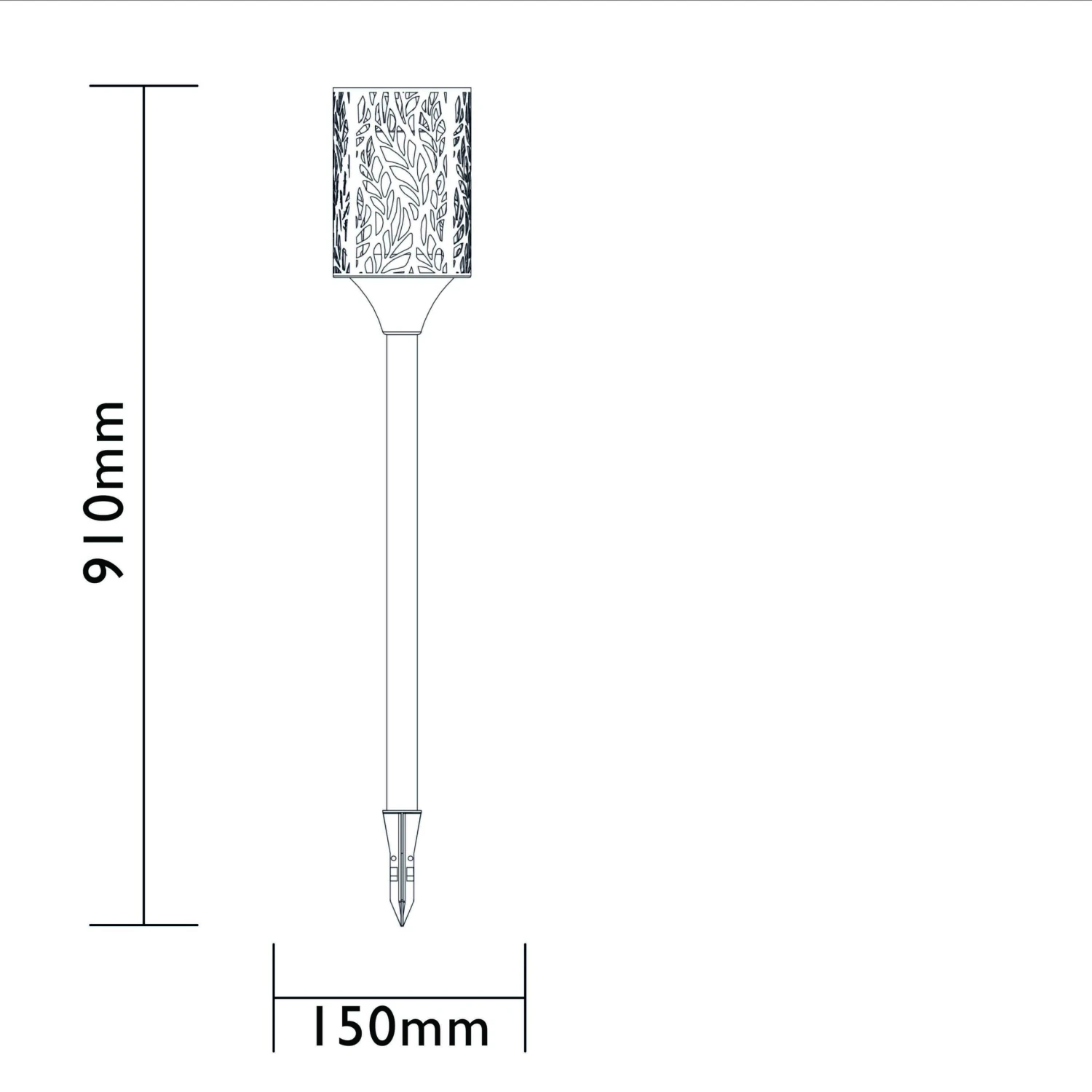 Luxform Batterij Cilinder Vlam Fakkel 4 Luxform Batterij Cilinder Vlam Fakkel - Afbeelding 2