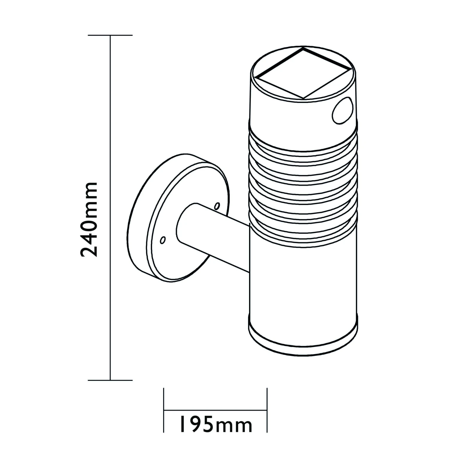 Luxform Intelligent Solar Lorient 50 Lumen PIR Wandlamp 4 Luxform Intelligent Solar Lorient 50 Lumen PIR Wandlamp - Afbeelding 2