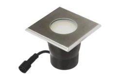 Easy Connect Buitenlamp Vierkant In Hout Roestvrij