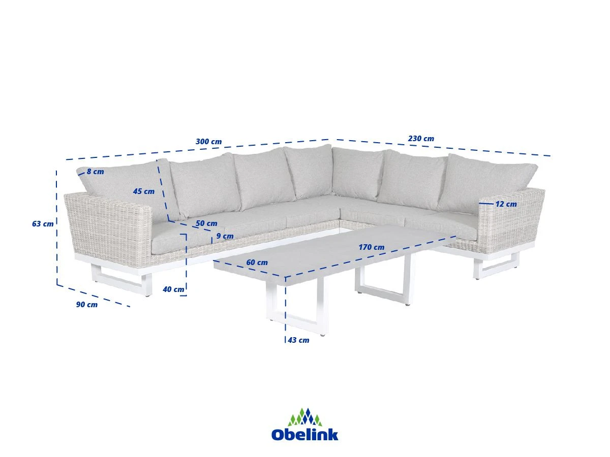 Outdoor Feelings Brasilia Loungeset 4 Outdoor Feelings Brasilia Loungeset - Afbeelding 2