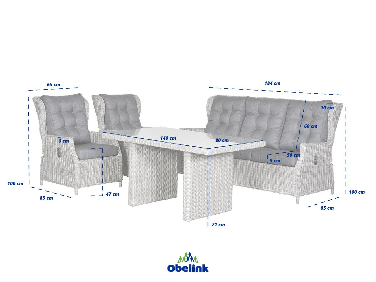 Outdoor Feelings Vicente Grande Loungeset 9 Outdoor Feelings Vicente Grande Loungeset - Afbeelding 7