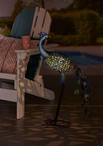 Luxform Solar Dierlamp Pauw Groot 5 Luxform Solar Dierlamp Pauw Groot - Afbeelding 3