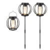 Tuinlampen Set Solar Zwart 3 Stuks -LuxForm Winkel 894993s1