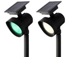 Solar Tuinspot 8 Functies 2 Stuks