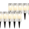 Tuinlampen Set Solar Zilver RVS 10 Stuks Klein -LuxForm Winkel 895829s1