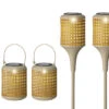 Tuinlampen Set Solar Creme 4 Stuks