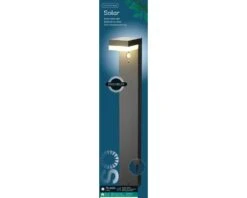 Solar Tuinlamp Staand Lang RVS 40 LED -LuxForm Winkel 897464 1