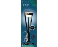 Solar Staande Lamp RVS Zwart Kort -LuxForm Winkel 897671v