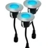 Easy Connect Led Grond Spot Blauw 3 Stuks -LuxForm Winkel Easy Connect Led grond spot blauw 3 stuks