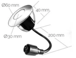 Easy Connect Led Grond Spot Blauw 3 Stuks -LuxForm Winkel Easy Connect Led grond spot blauw 3 stuks 2