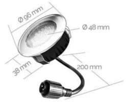 Easy Connect Led Grond Spot Wit Ø 9,5CM 7 Easy Connect Led Grond Spot Wit Ø 9,5CM -LuxForm Winkel Easy Connect Led grond spot wit O 95CM 2