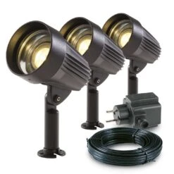 Garden Lights Tuinspot Set Corvus LED 3 Stuks -LuxForm Winkel GL Corvus