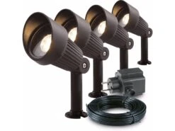 Garden Lights Tuinspot Set Focus LED 4 Stuks -LuxForm Winkel GL Focus