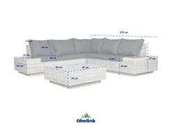 Outdoor Feelings Alegre Loungeset -LuxForm Winkel alegre 1 ecommerce afmetingen ecommerce 4274