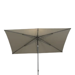 Voorkant -LuxForm Winkel azzurro stokparasol 200x300 cm taupe 2