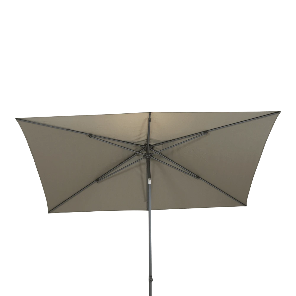 Azzurro Stokparasol 200 X 300 Cm - Taupe 4 Azzurro Stokparasol 200 X 300 Cm - Taupe - Afbeelding 2