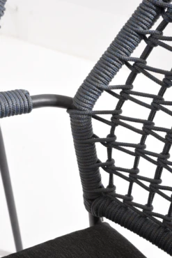 Barista Dining Stoel - Blauw - Incl. Kussen -LuxForm Winkel barista dining stoel blauw incl kussen 5 3