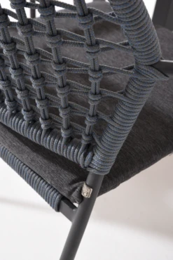 Barista Dining Stoel - Blauw - Incl. Kussen -LuxForm Winkel barista dining stoel blauw incl kussen 6 3