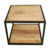 Merkloos Jack 50x50x40 Bijzettafel -LuxForm Winkel bijzettafel jack hout metaal 1 ecommerce