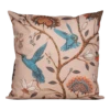 Buitenkussen Blauwe Vogel En Bloemen 45x45cm - Tuinkussen -LuxForm Winkel buitenkussen blauwe vogel en bloemen 45x45cm tuinkussen polyester 1