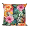 Buitenkussen Bloem Roze/oranje 60x60cm - Tuinkussen -LuxForm Winkel buitenkussen bloem roze oranje 60x60cm tuinkussen polyester 1