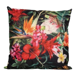 Buitenkussen Tropische Bloem 60x60cm - Tuinkussen