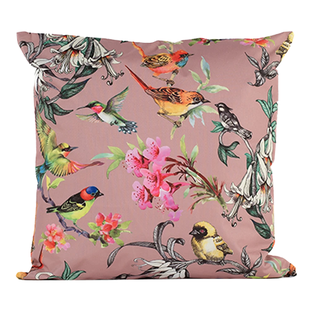 Buitenkussen Vogel 45x45cm - Tuinkussen 3 Buitenkussen Vogel 45x45cm - Tuinkussen