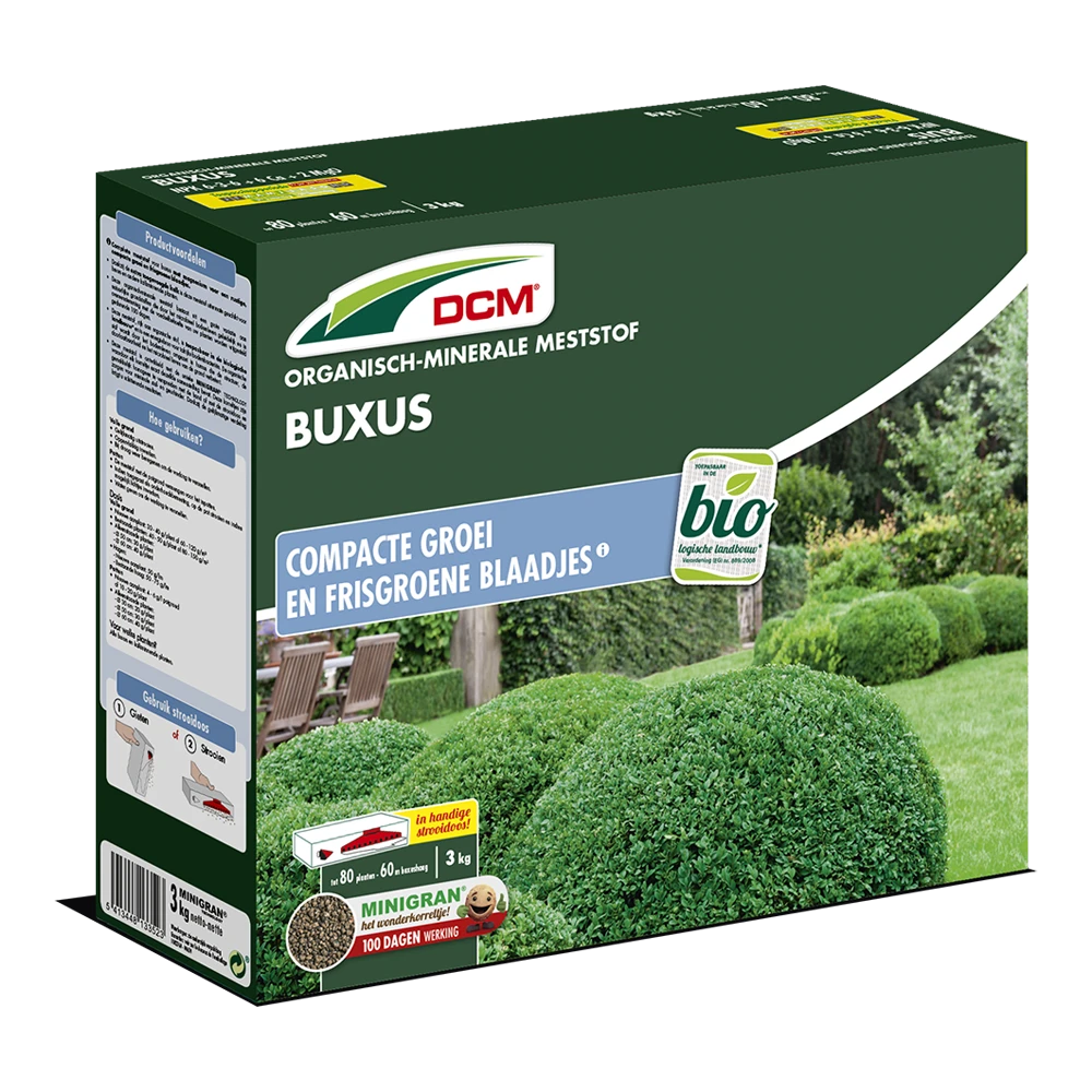 DCM Meststof Buxus - 3kg - Tuinplanten Voeding 3 DCM Meststof Buxus - 3kg - Tuinplanten Voeding
