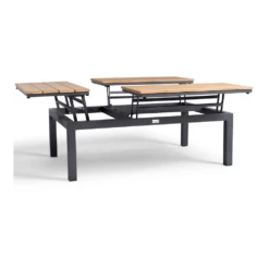 Flip-Up Coffee Tafel - 120 X 79 X 42 Cm - Teak -LuxForm Winkel flip up coffee tafel 120x79x42 cm teak 4