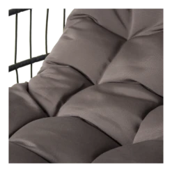 Hangstoel Norway - Inklapbaar - Zwart/Bruin -LuxForm Winkel hangstoel norway inklapbaar zwart bruin 3