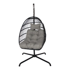 Hangstoel Norway - Inklapbaar - Zwart/Grijs