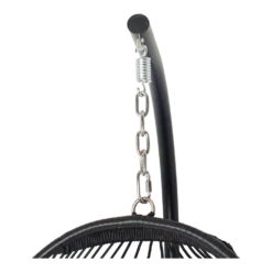 Hangstoel Norway - Inklapbaar - Zwart/Grijs -LuxForm Winkel hangstoel norway inklapbaar zwart grijs 4