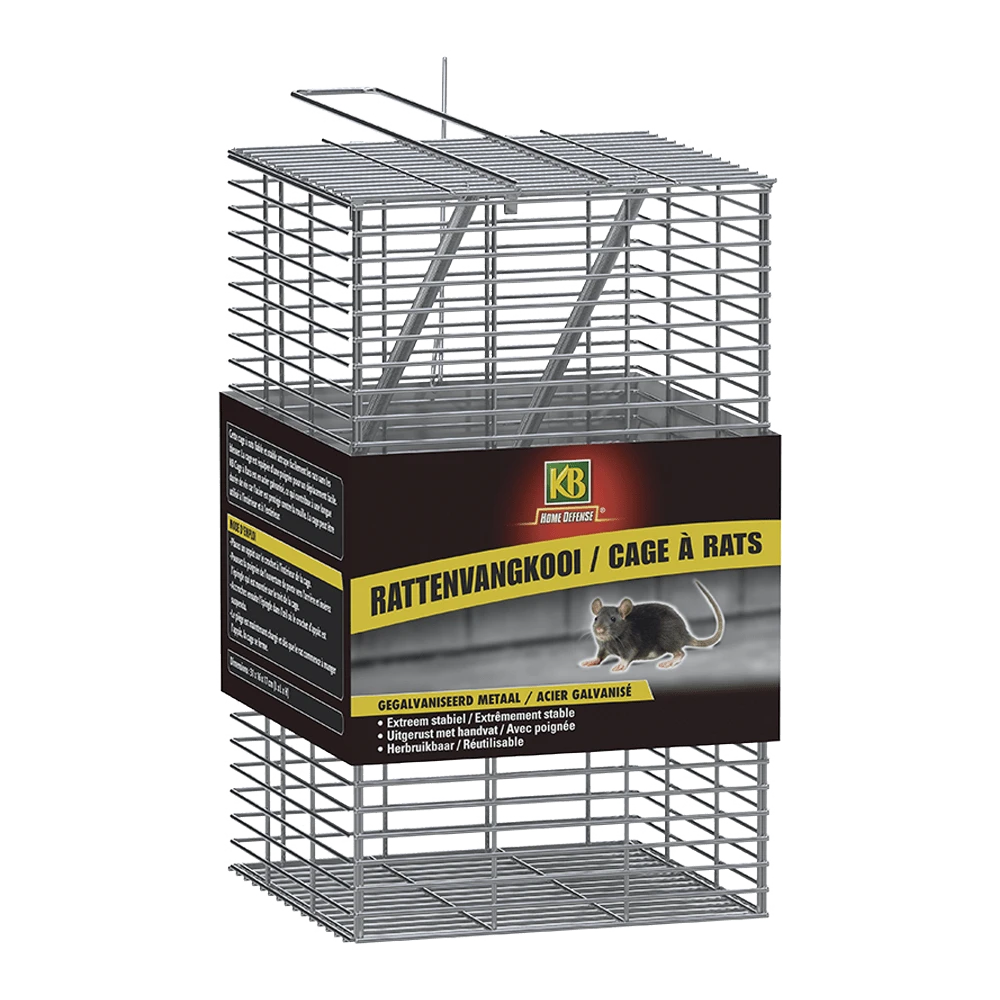 KB Rattenvangkooi 1 Stuk - Insecten En Ongedierte 3 KB Rattenvangkooi 1 Stuk - Insecten En Ongedierte
