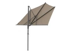 Madison Sun Wave Parasol -LuxForm Winkel madison parasol sun wave 300 cm taupe 2 ecommerce e642