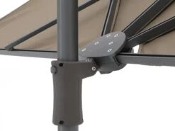 Madison Sun Wave Parasol -LuxForm Winkel madison parasol sun wave 300 cm taupe 7 ecommerce 080e