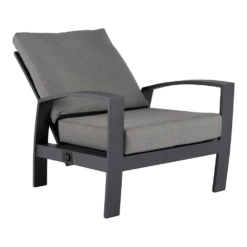 Valencia Loungestoel - Charcoal -LuxForm Winkel valencia loungestoel charcoal 3 1